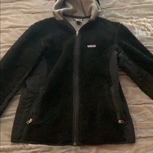 Women’s black Patagonia zip up